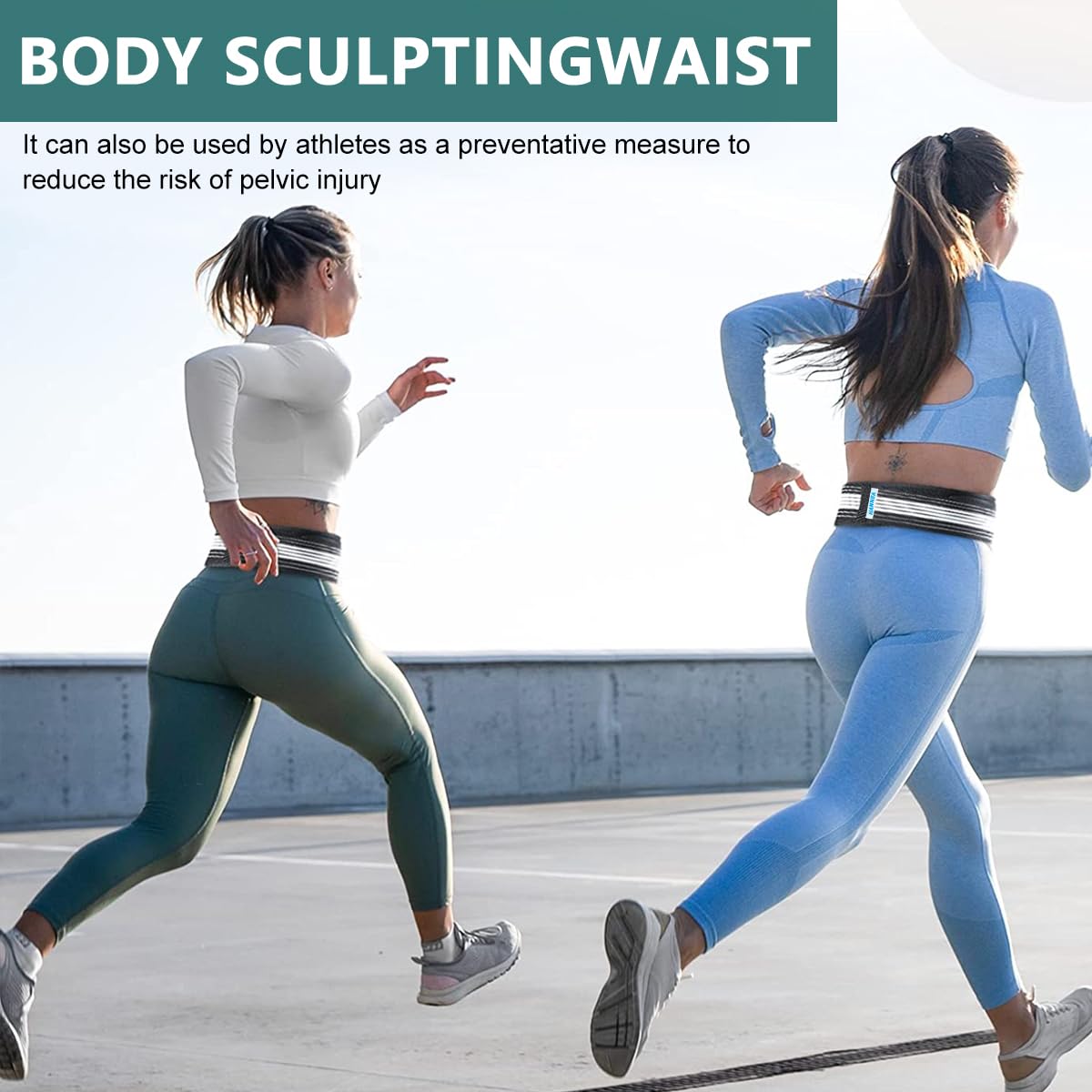 HANNEA Sciatica Pain Relief Belt - Adjustable Lower Back Pain Belt for Women SI Joint Hip Belt, Hip Braces for Hip Pain Relief - Pelvic Support Belt - Trochanter Belt Sacroiliac Belt (M109*9) HANNEA Sciatica Pain Relief Belt - Adjustable Lower Back Pain Belt for Women SI Joint Hip Belt, Hip Braces for Hip Pain Relief - Pelvic Support Belt - Trochanter Belt Sacroiliac Belt (M109*9)